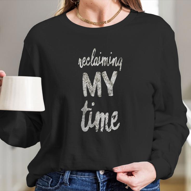 Maxine Waters Reclaiming My Time Shirt Preminium T-Shirt_2 Long Sleeve T-Shirt Gifts for Her