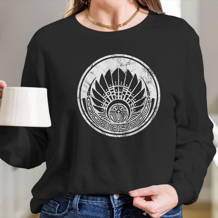 Mexico Indians Symbol Long Sleeve T-Shirt Gifts for Her