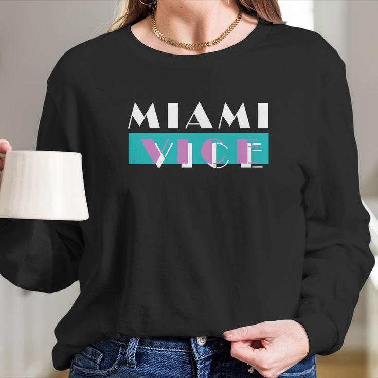 Miami Vice Long Sleeve T-Shirt Gifts for Her