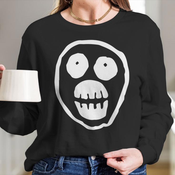 The Mighty Boosh Skull Long Sleeve T-Shirt Gifts for Her