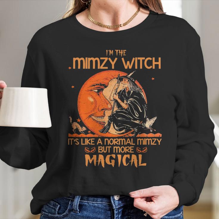 Mimzy Witch Halloween Gift Long Sleeve T-Shirt Gifts for Her