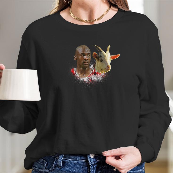 Mj Goat Doppelgangers Long Sleeve T-Shirt Gifts for Her