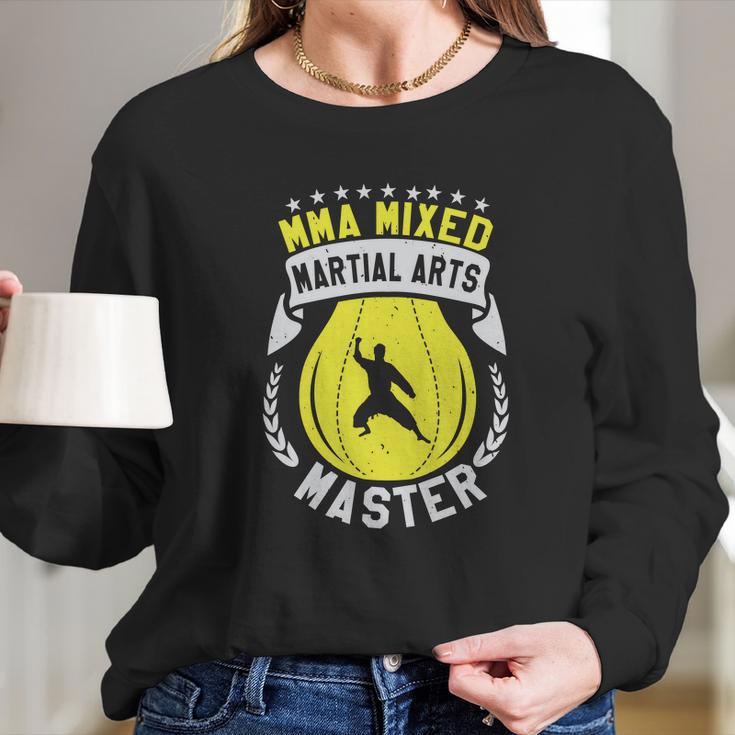 Mma Mixed Martial Arts Long Sleeve T-Shirt Gifts for Her