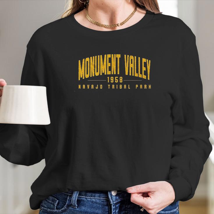 Monument Valley Navajo Park Long Sleeve T-Shirt Gifts for Her