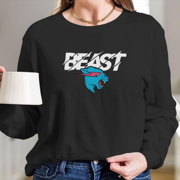 Mr Beast Shirt Long Sleeve T-Shirt Gifts for Her