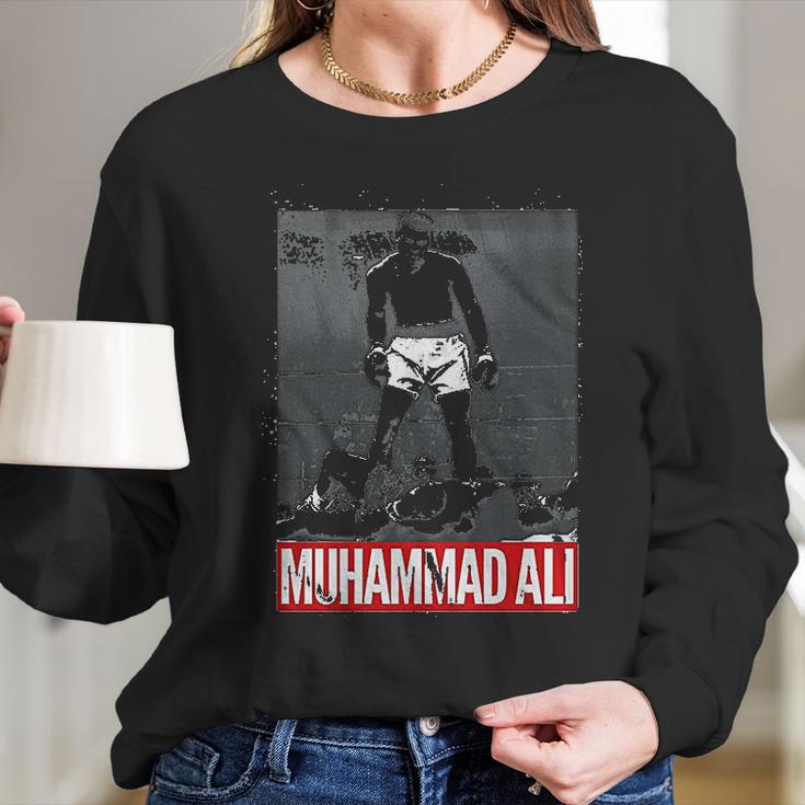 Muhammad Ali Boxing Legend Long Sleeve T-Shirt Gifts for Her