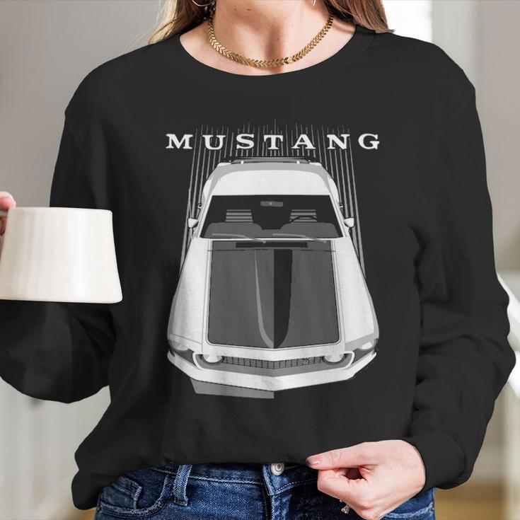 Mustang Boss 69 White Long Sleeve T-Shirt Gifts for Her