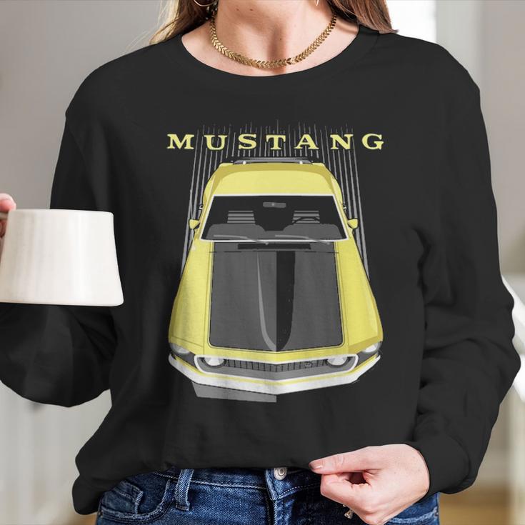 Mustang Boss 69 Yellow Long Sleeve T-Shirt Gifts for Her