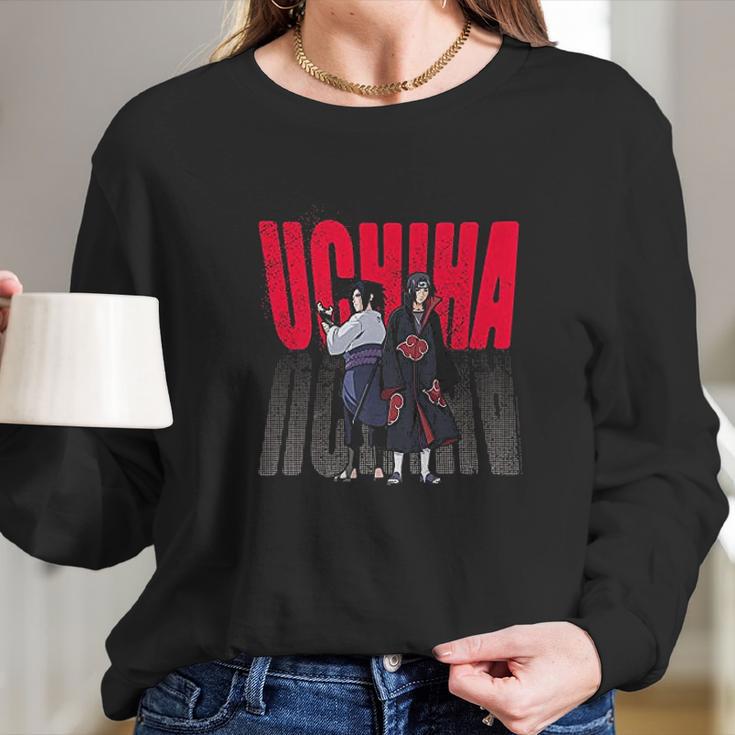 Naruto Shippuden Uchiha Itachi & Sasuke Long Sleeve T-Shirt Gifts for Her