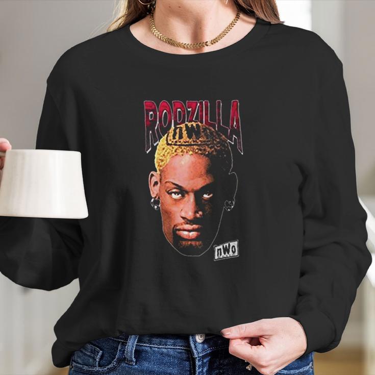 Nathan Davison Dennis Rodman Rodzilla Long Sleeve T-Shirt Gifts for Her