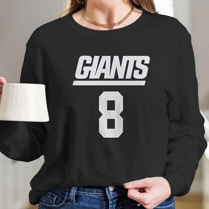 Nfl New York Giants Daniel Jones Team Long Sleeve T-Shirt Gifts for Her