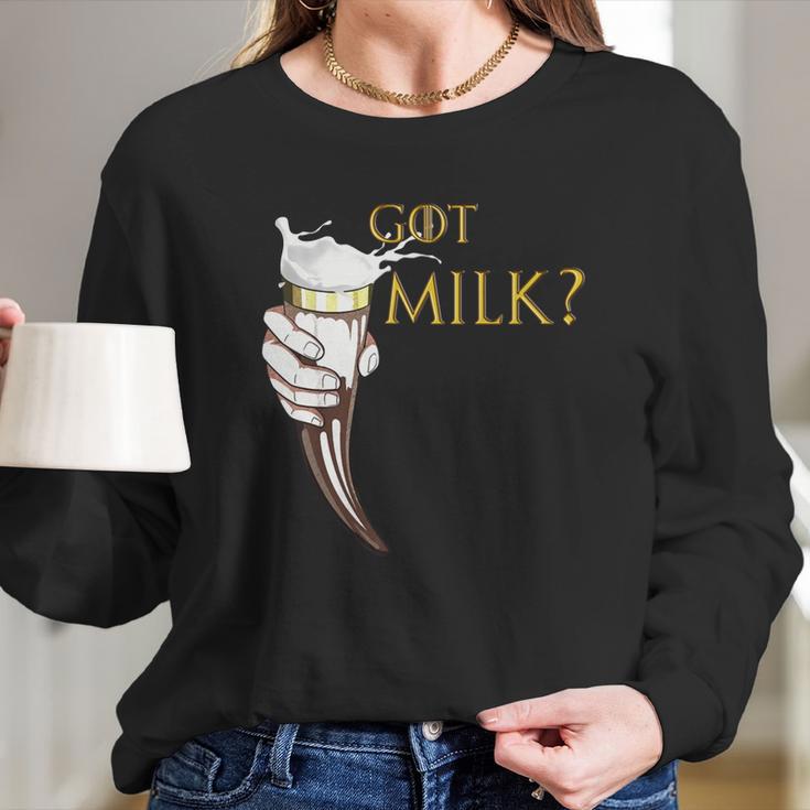 Nordic Got Milk Long Sleeve T-Shirt Gifts for Her