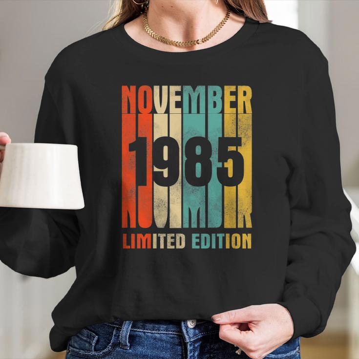 November 1985 36Th Birthday Gift 36 Years Old Long Sleeve T-Shirt Gifts for Her