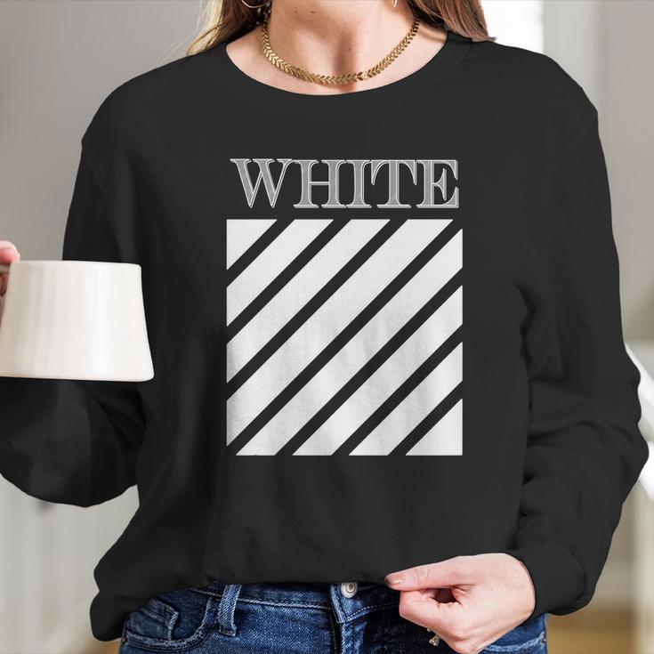 Off WhiteShirt Long Sleeve T-Shirt Gifts for Her