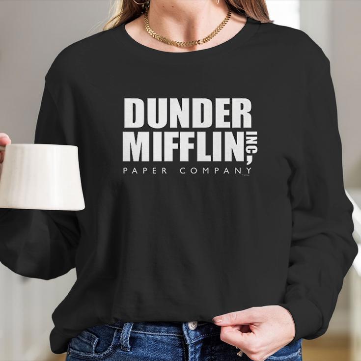 The Office Dunder Mifflin Long Sleeve T-Shirt Gifts for Her