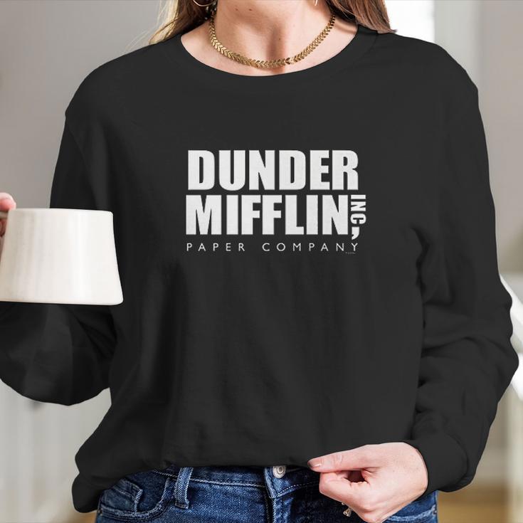 The Office Dunder Mifflin Long Sleeve T-Shirt Gifts for Her