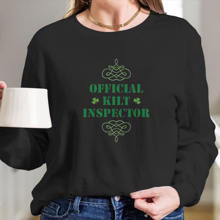 Official Kilt Inspector Long Sleeve T-Shirt Gifts for Her