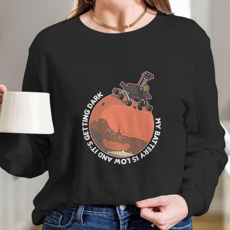 Opportunity Rover Mars Nasa Science Geeky Long Sleeve T-Shirt Gifts for Her