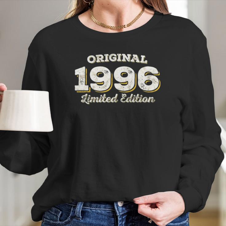 Original 1996 Vintage 25Th Birthday Turning 25 Years Old Long Sleeve T-Shirt Gifts for Her