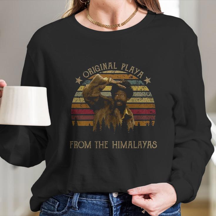 Original Playa From The Himalayas Funny Vintage Movie Long Sleeve T-Shirt Gifts for Her