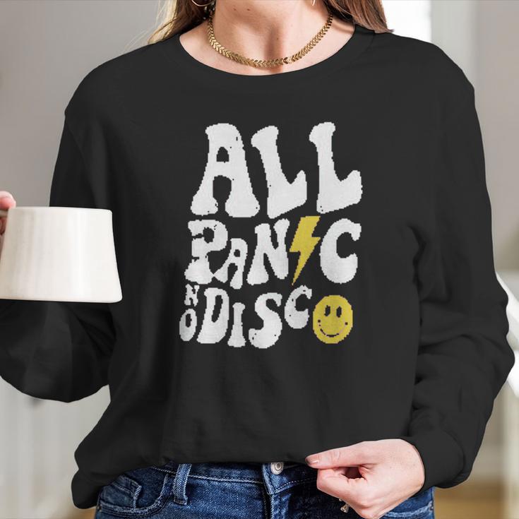 All Panic No Disco Print Popular Gift Long Sleeve T-Shirt Gifts for Her