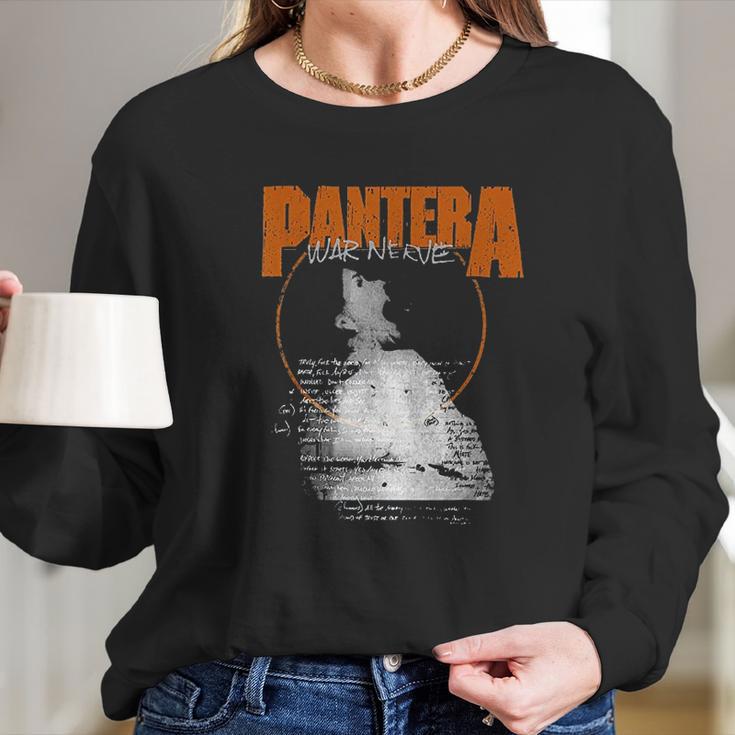 Pantera Official War Nerve Long Sleeve T-Shirt Gifts for Her