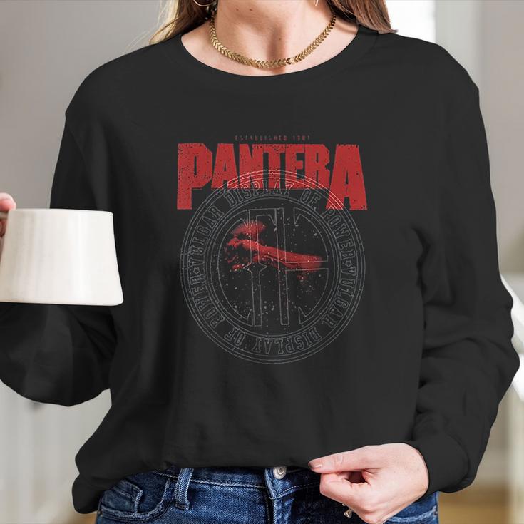 Pantera Vulgar Display Of Power Circle Long Sleeve T-Shirt Gifts for Her