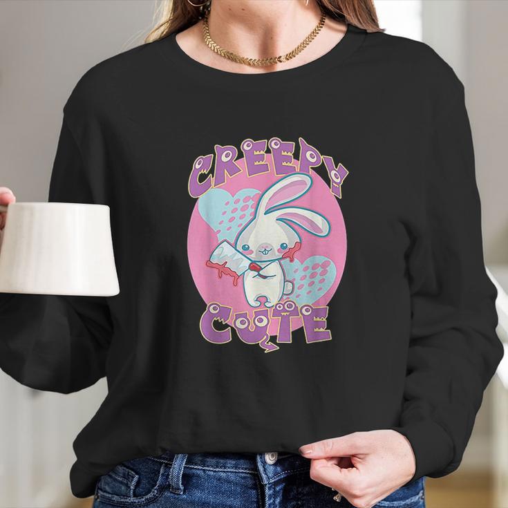 Pastel Goth Creepy Cute Long Sleeve T-Shirt Gifts for Her