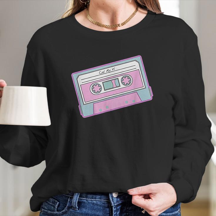 Pastel Goth Style Cartoon Tape Long Sleeve T-Shirt Gifts for Her