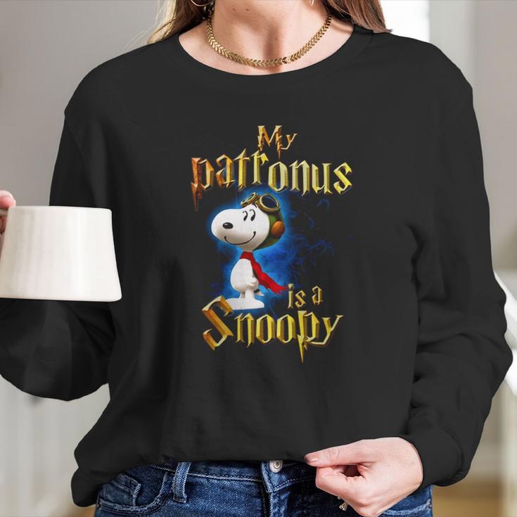 My Patronus Is A Snoopy Long Sleeve T-Shirt Gifts for Her