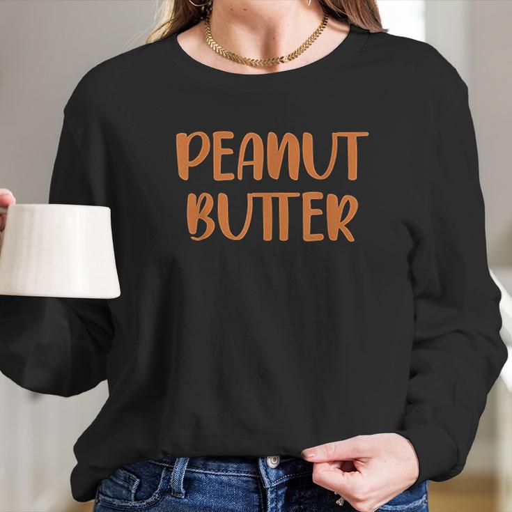 Peanut Butter Jelly Matching Halloween Long Sleeve T-Shirt Gifts for Her