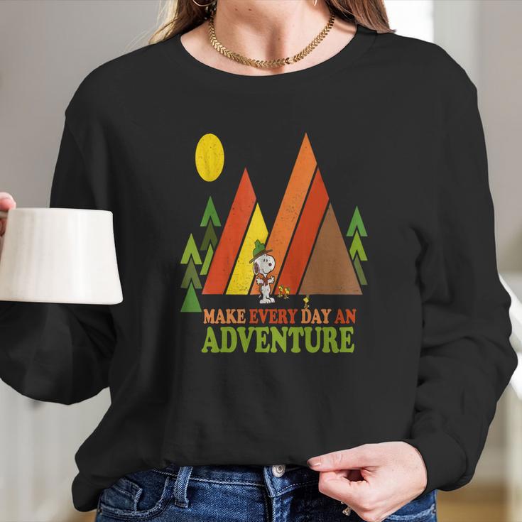 Peanuts Snoopy Every Day Adventure Long Sleeve T-Shirt Gifts for Her