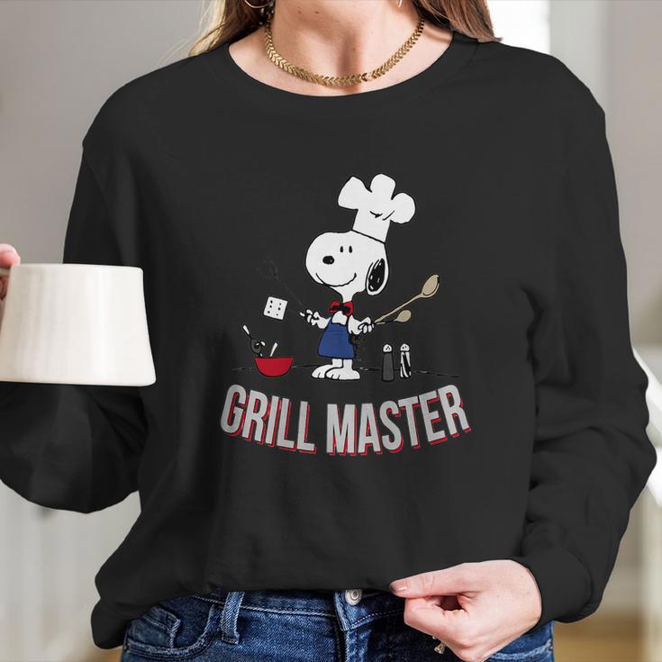 Peanuts Snoopy Grill Master Long Sleeve T-Shirt Gifts for Her