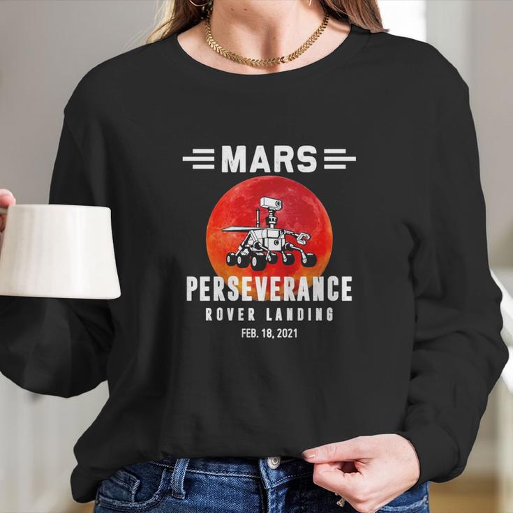 Perseverance Mars Rover Landing 2020 2021 Space Long Sleeve T-Shirt Gifts for Her