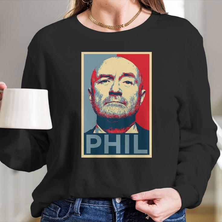 Phil Collins Hope Long Sleeve T-Shirt Gifts for Her