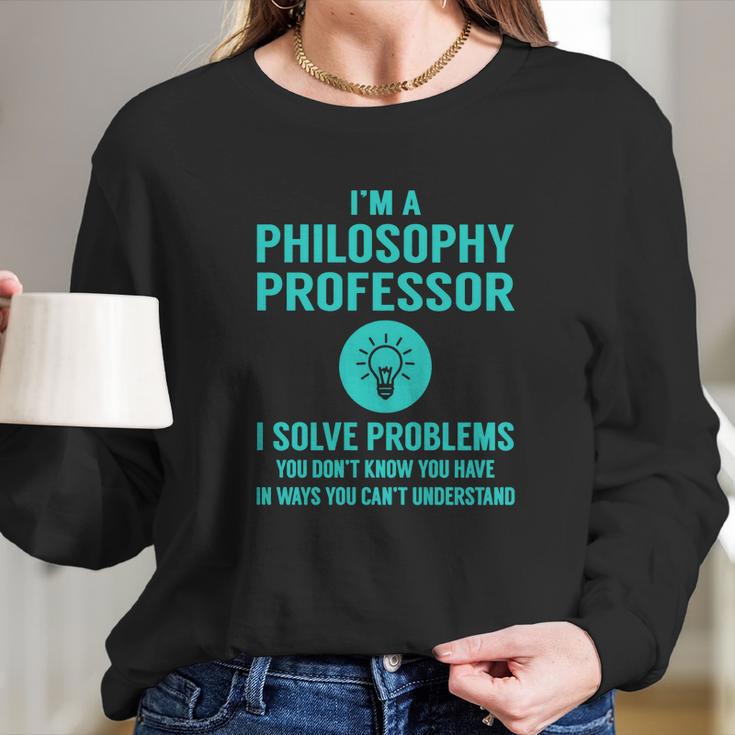 Philosophy Professor Long Sleeve T-Shirt Gifts for Her