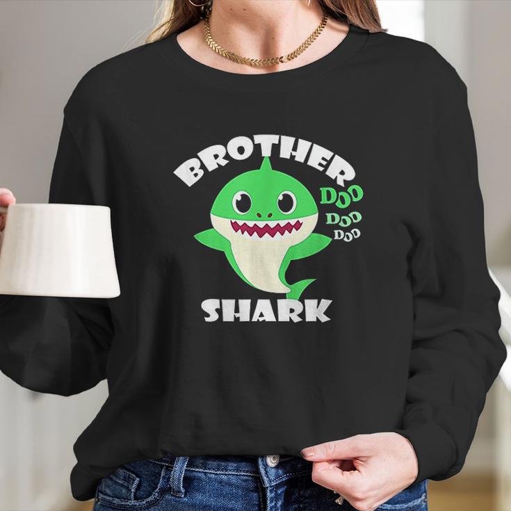 Pinkfong And Brother Shark Song Doo Doo Doo Long Sleeve T-Shirt Gifts for Her