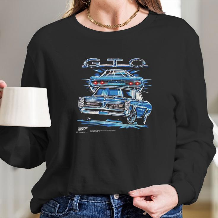 Pontiac Gto Muscle Car Automotive Enthusiasts Long Sleeve T-Shirt Gifts for Her