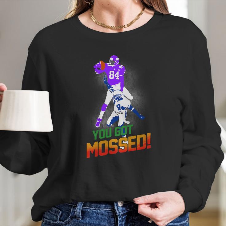 Pretty Randy Moss You Got Mossed Long Sleeve T-Shirt Gifts for Her