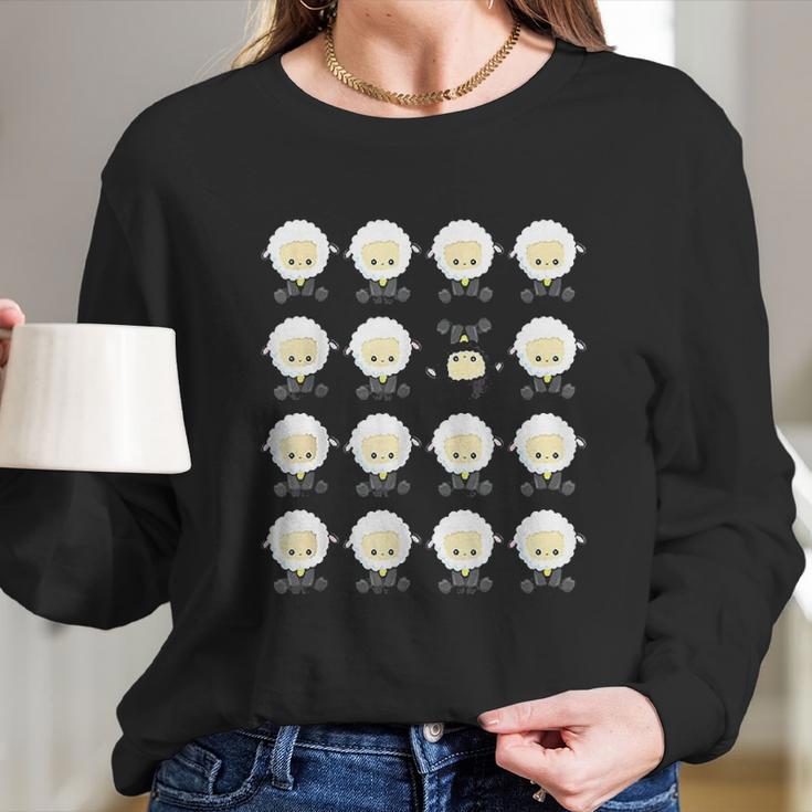 Princess Diana Holiday Black Sheep Long Sleeve T-Shirt Gifts for Her