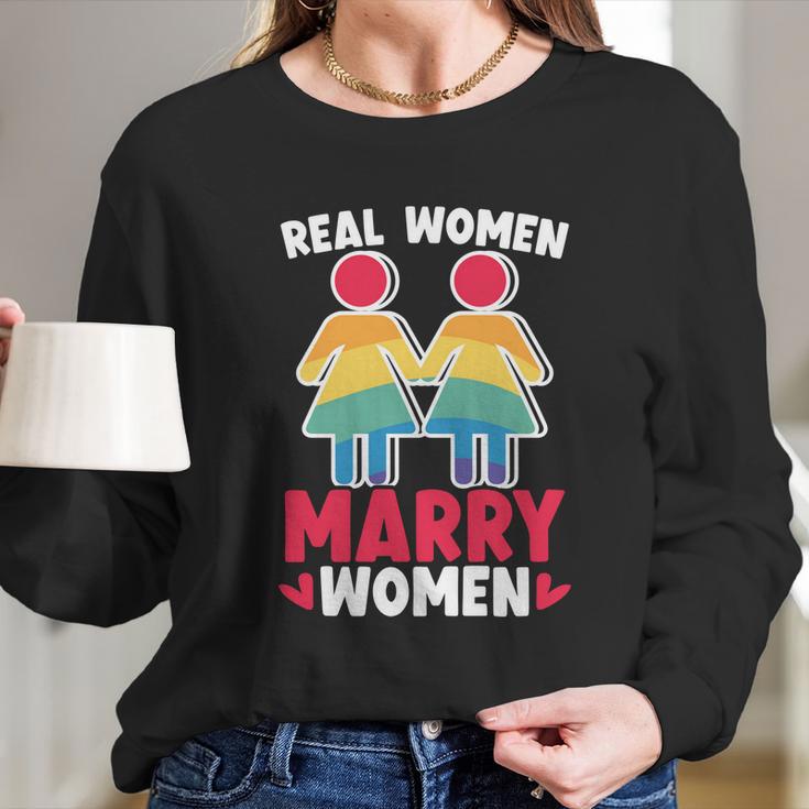 Proud Lesbian Lgbtq Member Sexual Diversity Pride Parade Cute Gift Long Sleeve T-Shirt Gifts for Her