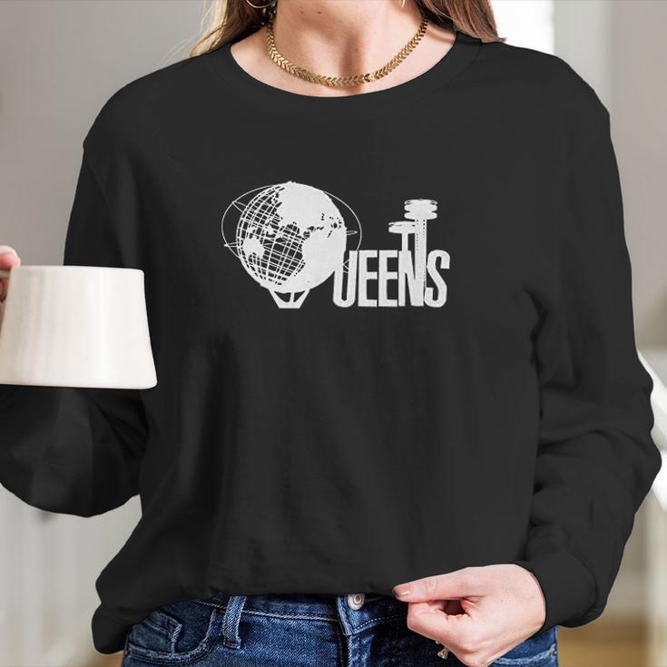 Queens Unisphere New York Long Sleeve T-Shirt Gifts for Her