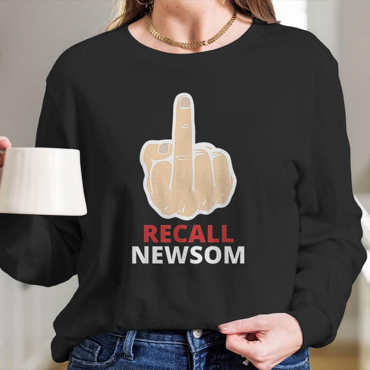 Recall Newsom Recall Gavin Newsom Long Sleeve T-Shirt Gifts for Her