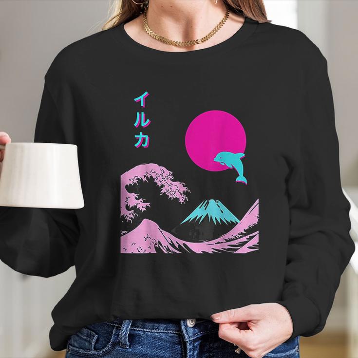 Retro Aesthetic Iruka Long Sleeve T-Shirt Gifts for Her