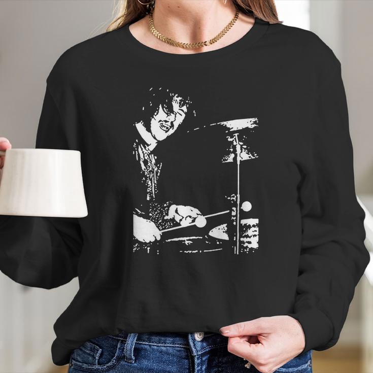 Retro Graphic Bonzo John Bonham Art Long Sleeve T-Shirt Gifts for Her