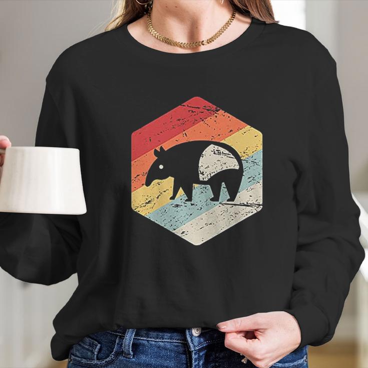 Retro Tapir Long Sleeve T-Shirt Gifts for Her