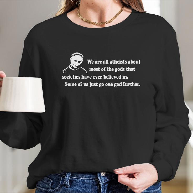 Richard Dawkins Quote Long Sleeve T-Shirt Gifts for Her