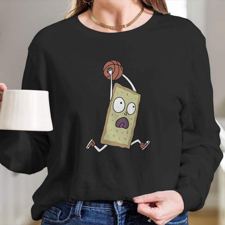 Rick Morty - Dunking Poptart Long Sleeve T-Shirt Gifts for Her