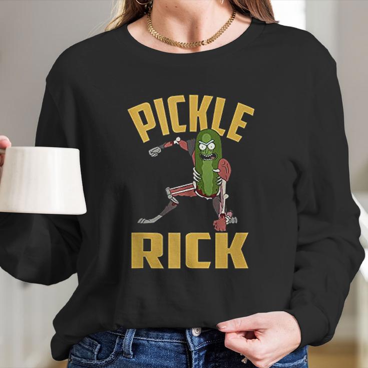 Rick And Morty Pickle Rick Ground Punch Long Sleeve T-Shirt Gifts for Her