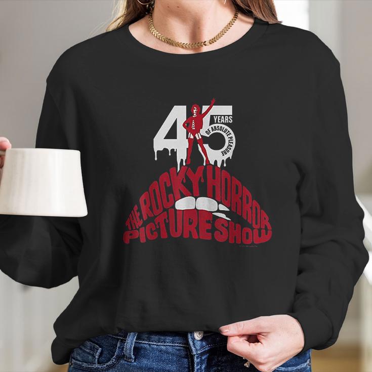 The Rocky Horror Picture Show 45Th Anniversary Red Logo Long Sleeve T-Shirt Gifts for Her